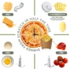 FP3020 12 Cup Food Processor Ultra Quiet Powerful motor, includes 7 Attachment Blades + Chopper and Citrus Juicer , Made i 4