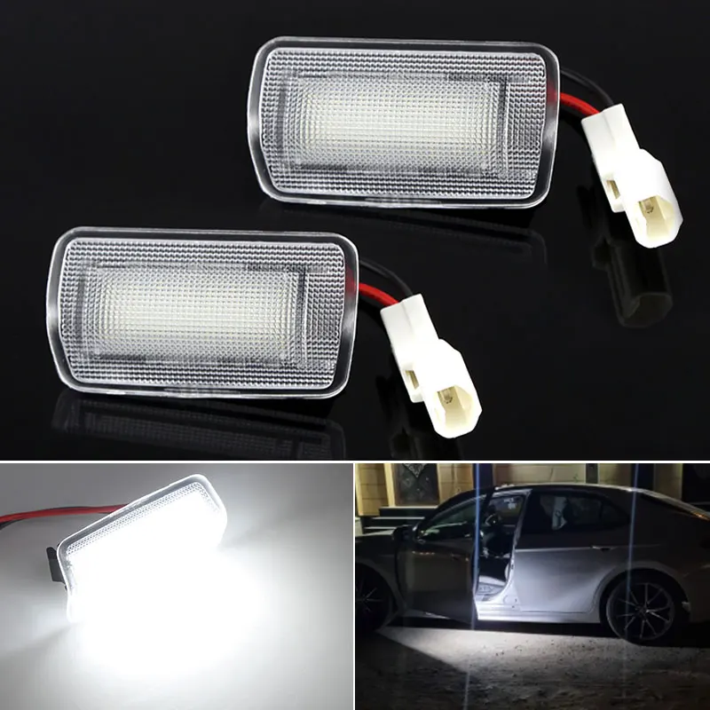 2x LED Door Courtesy Light For Lexus IS250 IS300 RX300 GS300 RX350
