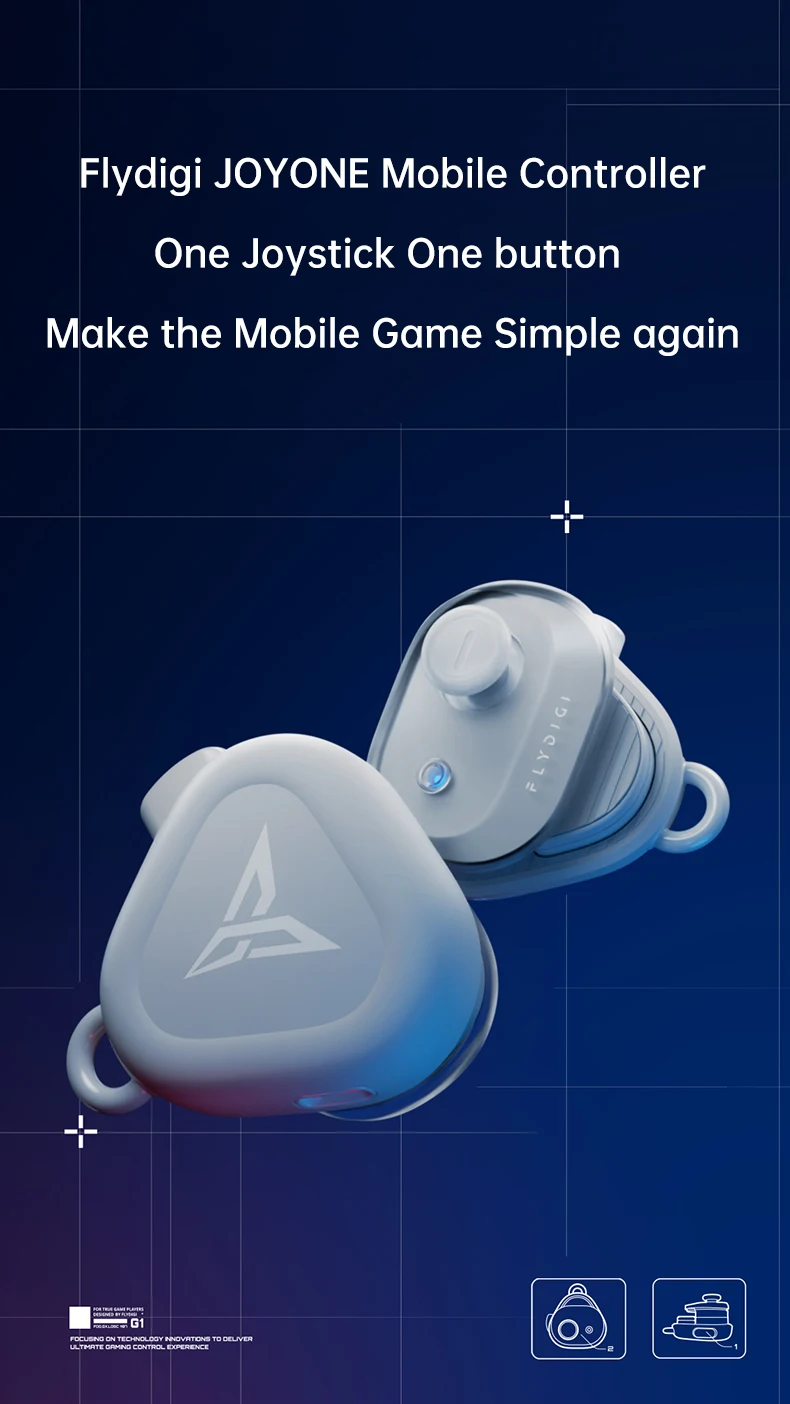 2022 NEW Flydigi JOYONE Mobile Game Controller EDC Toy For Mobile Legends, PUBG, League of Legends Wild Rift, Call of Duty