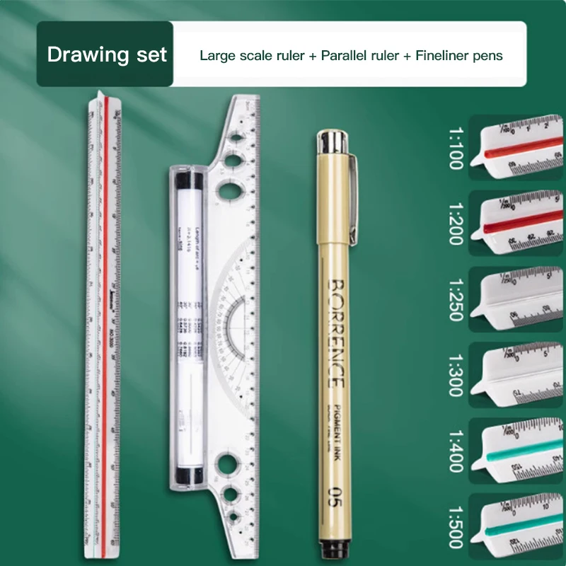 30cm Triangular Scale Ruler