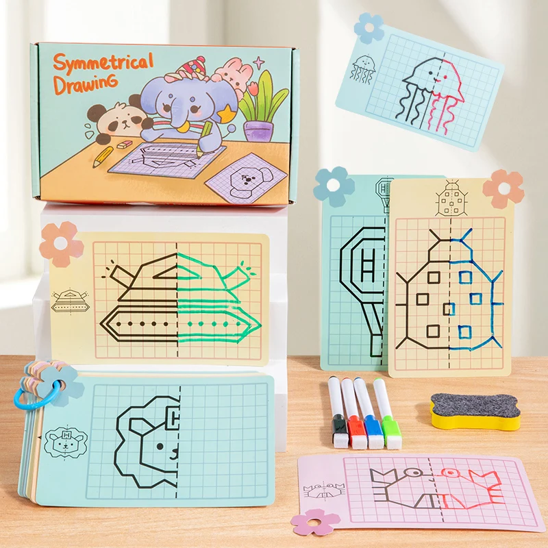 Magical Tracing Workbook Montessori Pen Control Training Book Reusable Magic Practice Copybook Children Drawing Education Books_voghion.com