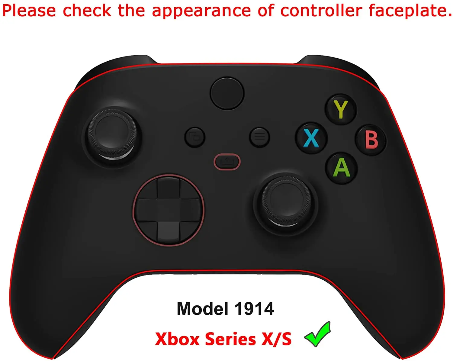 Mer- Placa Frontal com Padrão Personalizado Case de Proteção para Controladores de Xbox Séries x s Xbox Core - Image 4
