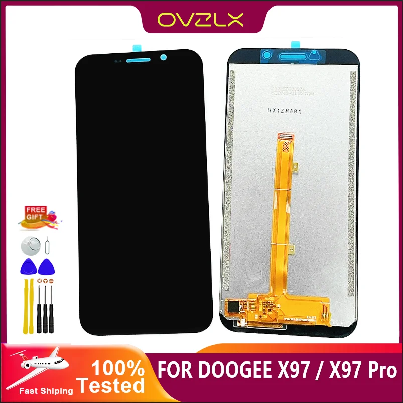 

Оригинальный ЖК-дисплей 6,0 дюйма Для Doogee X97 Pro, новый сенсорный экран DOOGEE X97, 100% протестированный дигитайзер X97pro в сборе, сменный телефон