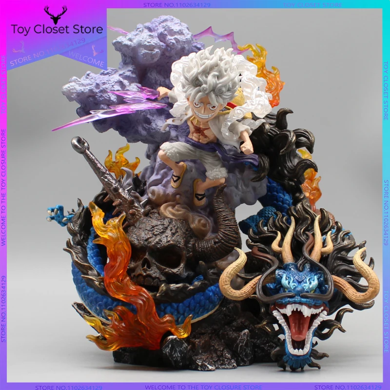 

One Piece Luffy Figure Gear 5 Luffy Vs Kaido Awakened Action Figures 21cm Pvc Anime Collection Model Toys Ornamen Gifts