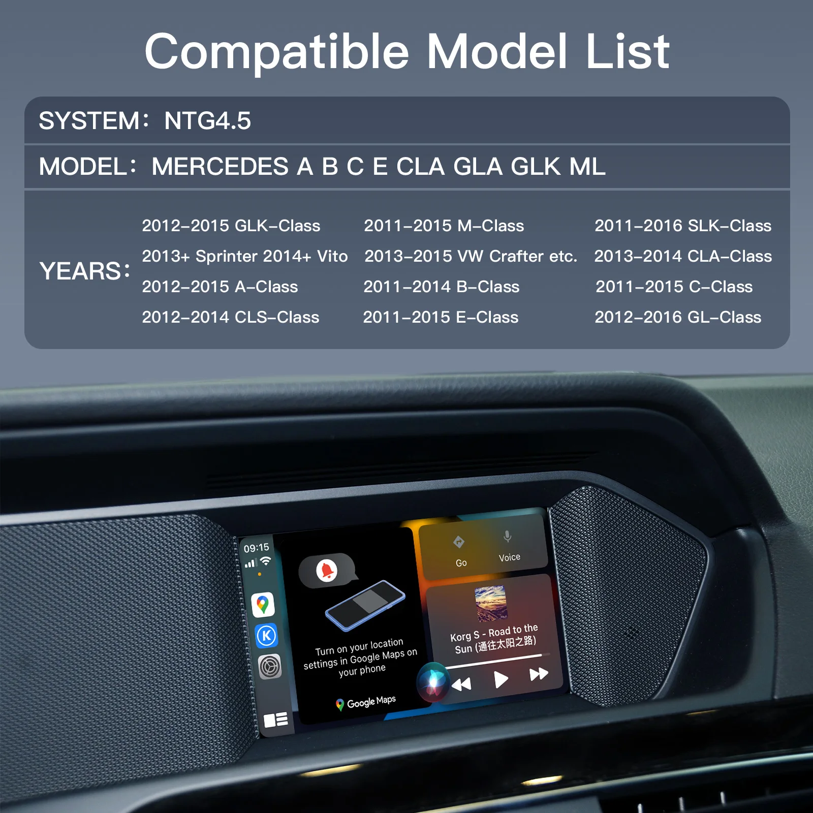  ī÷, ޸  A B C E CLA GLA GLK ML  NTG4.5 Ŀ , ȵ̵ ڵ ̼