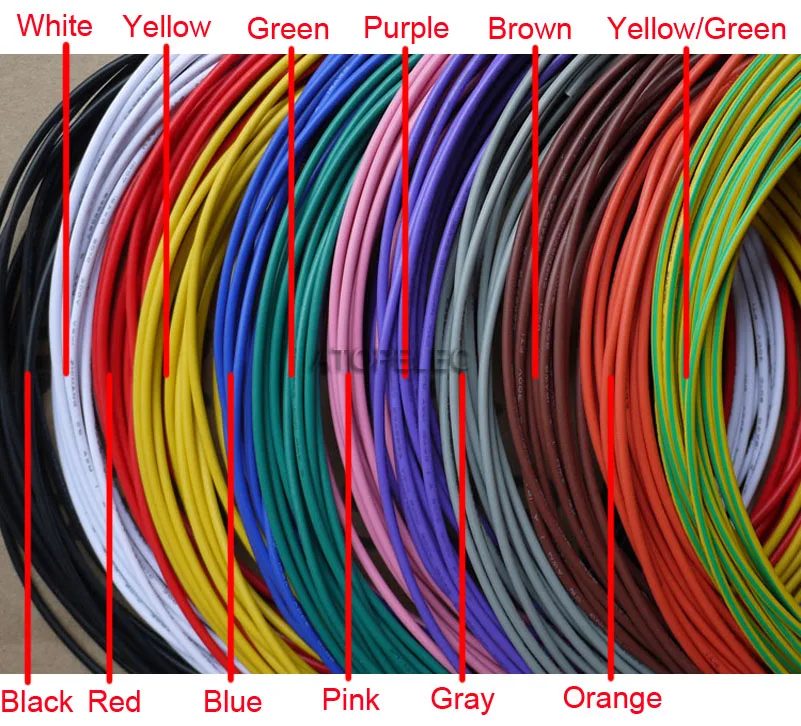 Details about   Silicone Wire 16 AWG Electric Wire Strands of Tinned Copper Wire 16 ft Yellow 