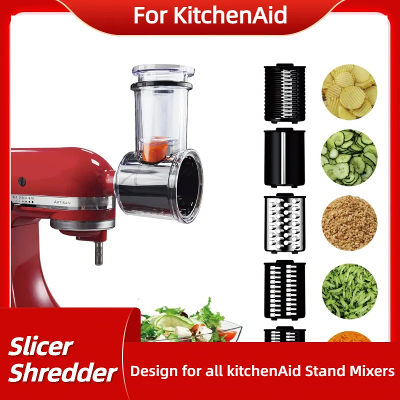 Slicer Shredder Attachment for KitchenAid Stand Mixer with 5 Blades png slicer-shredder-attachment-for-kitchenaid-stand-mixer-with-5-blades-png