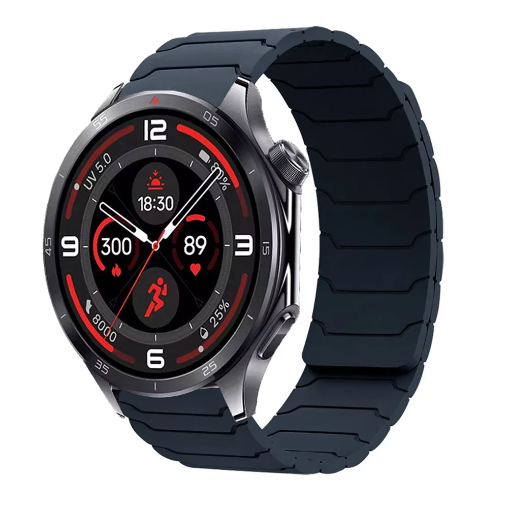 Magnetic Silicone Strap - Adjustable 20/22mm Bracelet Wristband