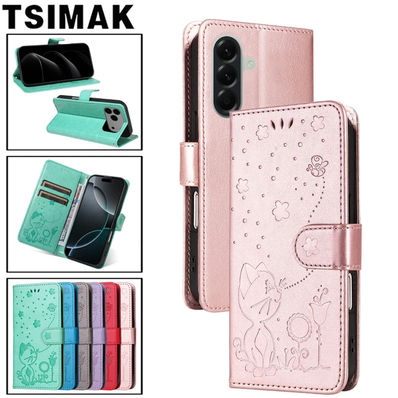 Leather Flip Wallet Phone Case - Universal Design