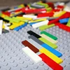 50PCS MOC Assemble Particles 2431 Size 1x4 Bricks Flat Tile Smooth 1*4 Building Blocks DIY Educational Creative Toy for Kids 6