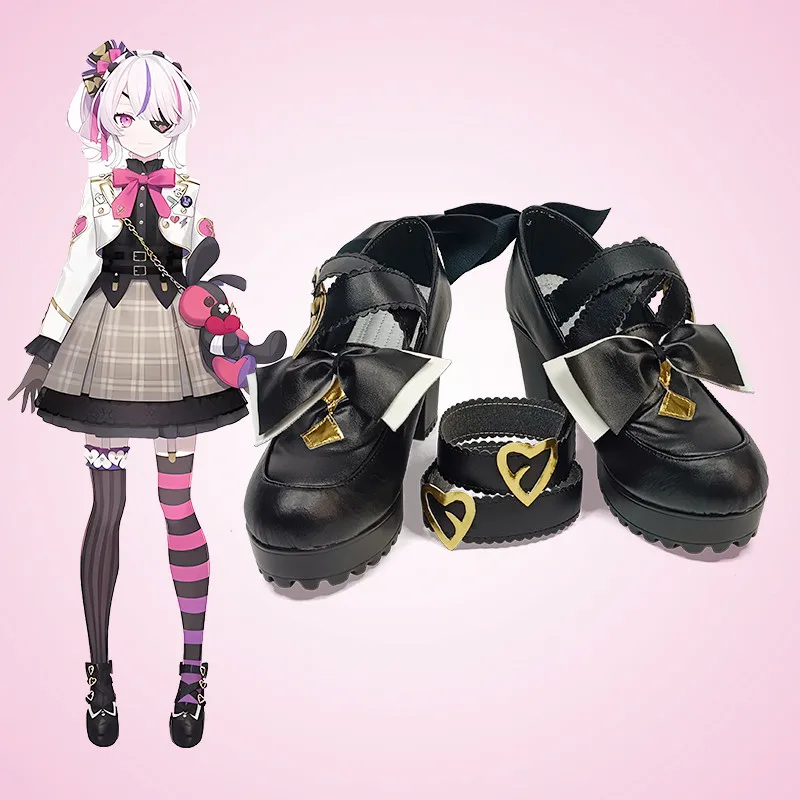 

New Anime Hololive Vtuber Maria Marionette Cosplay Shoes Boots Halloween Aksesori Dibuat Sesuai Pesanan