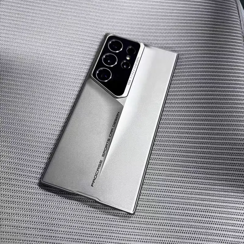 Ultrathin Mecha Blade Hard PC Matte Shockproof Phone Case with Lens Protection