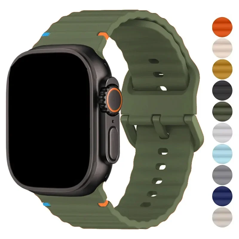 Silicone Strap Correas Iwatch 44mm Silicone Strap For Apple Watch