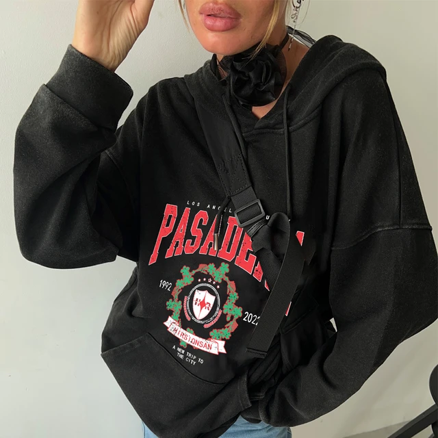 Retro washed hoodie - AliExpress