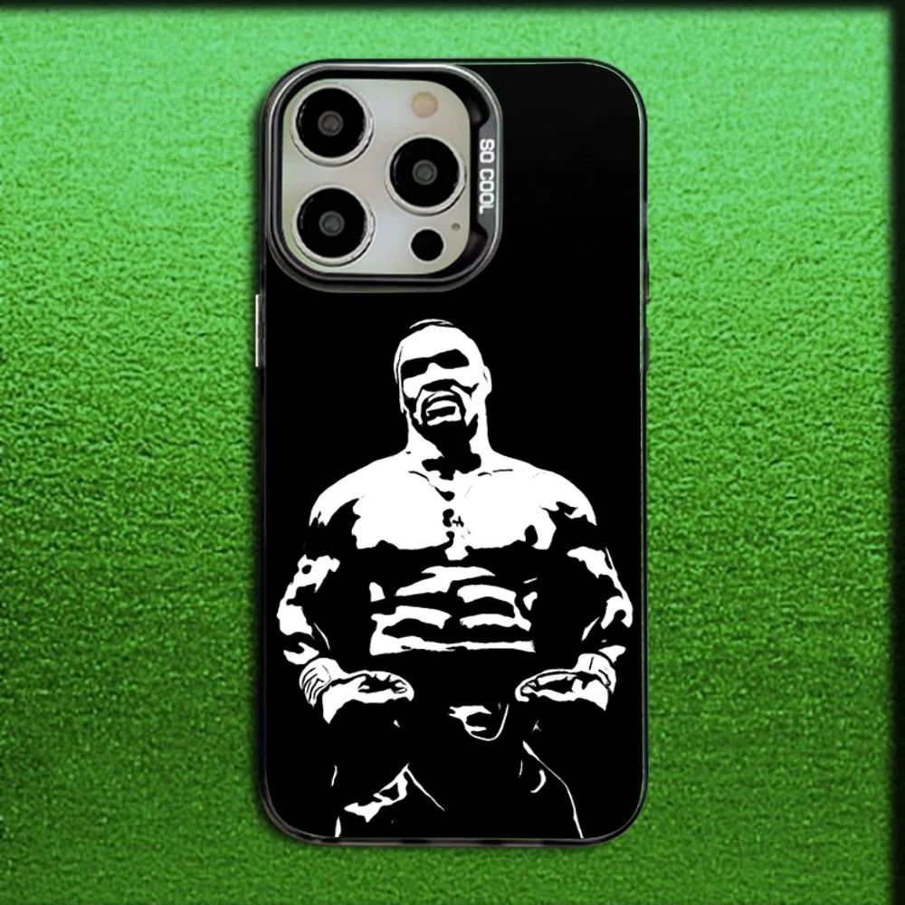 Gray Matte Silicone Black Cover featuring Legendary Boxer Design