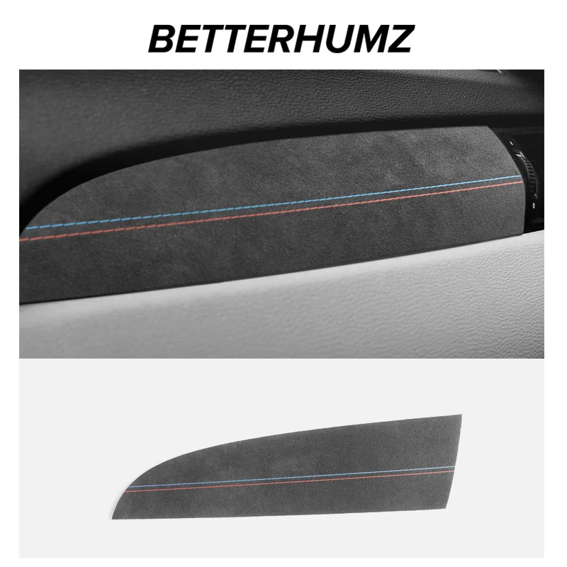 For BMW X3 F25 X4 F26 Made of Alcantara Car Interior Dashboard Panel Instrument Trim Strips M Performance Sticker Accessories 1