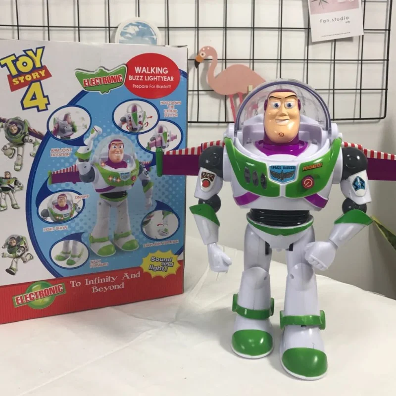 

Disney Toy Story 4 Juguete Woody Buzz Lightyear Music/Light With Wings Doll Action Figure Toy S03 Birthday Collection Toys Gift