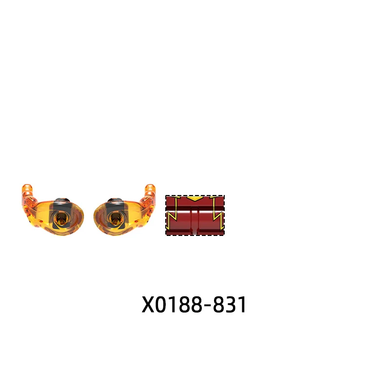 X0188 무기 바지 헤어 파츠 액션 피규어 활 화살 망토 우산 모델 블록 MOC 브릭 세트 선물 장난감