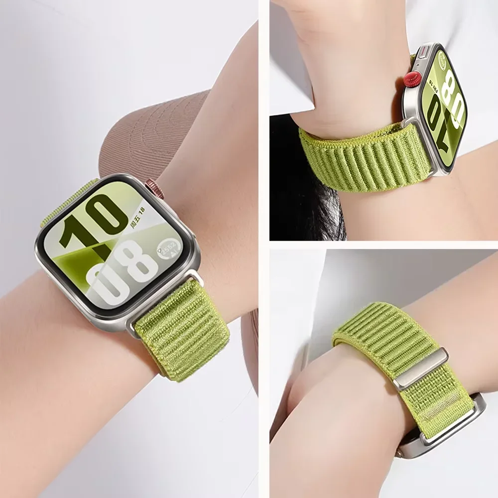 Sports Nylon Braided Loop Strap - Comfortable Bracelet Accessory