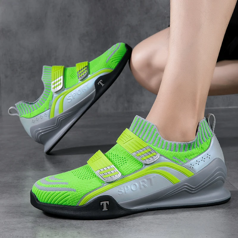 

Professional Weightlifting Shoes Weight Lifting Shoe Men Fitness Gym Training Bodybuilding Suqte Power Lifting 1062