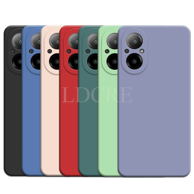 

For Realme C67 Case Liquid Silicone Coque Plain Original Cover Realme C67 Case TPU Protective Phone Case Realme C67 Cover