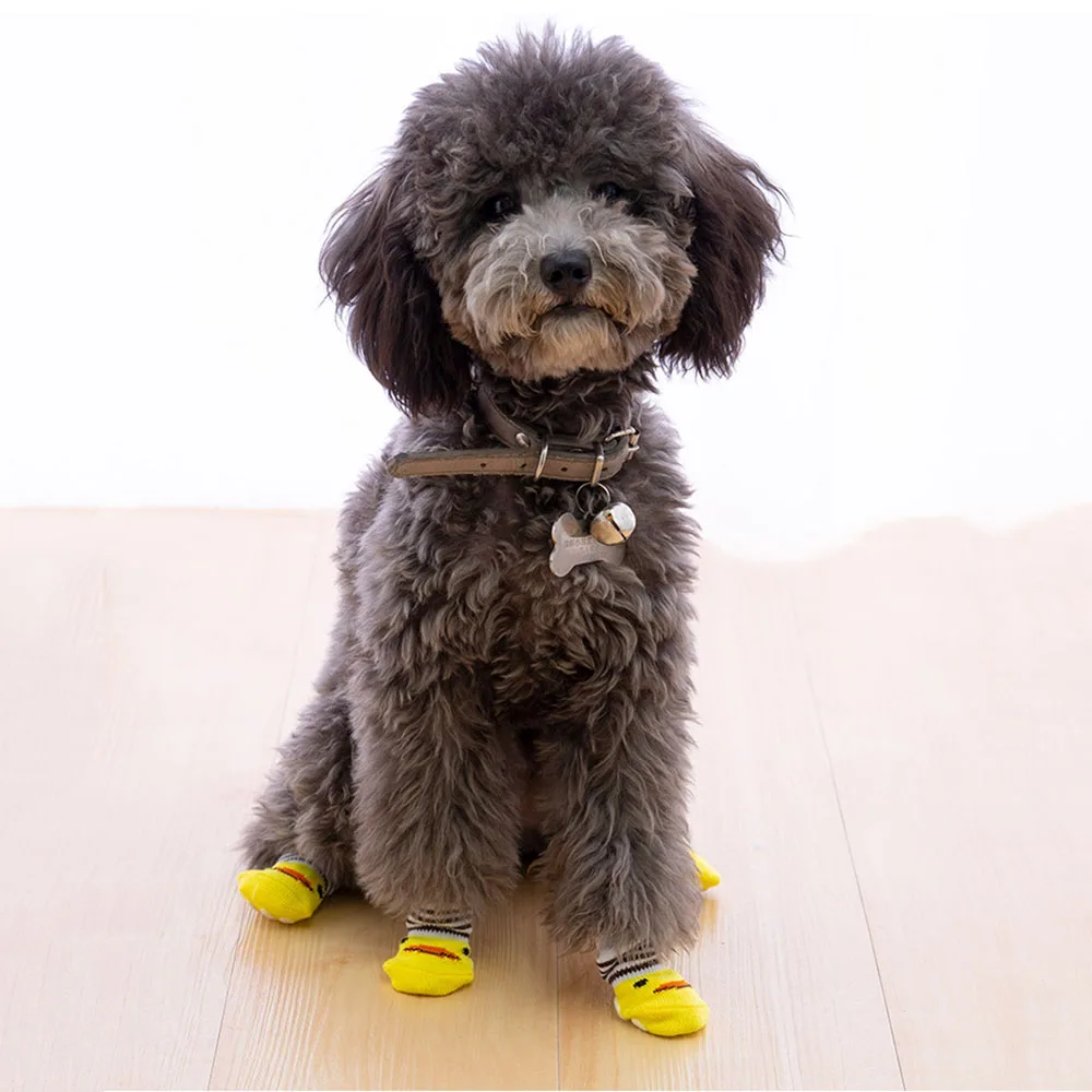 Dog Socks for Small Medium Dogs Non Skid Pet Puppy Grip Socks Paw  Protectors Indoor Traction Control Socks for Hardwood Floor - AliExpress