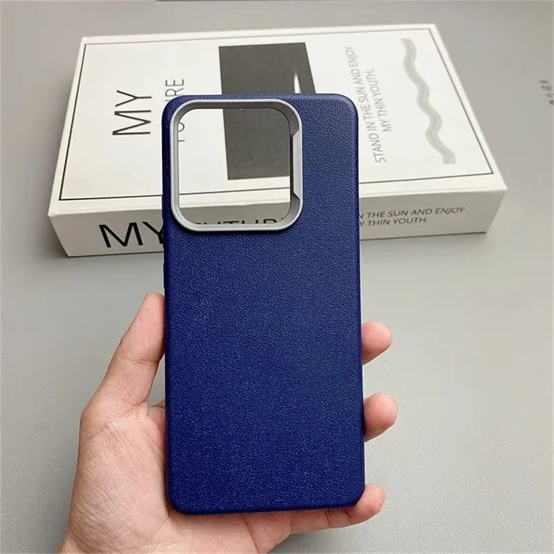 Luxury PU Silicone Shockproof Phone Back Cover - Soft Protective Shell with TPU Bumper