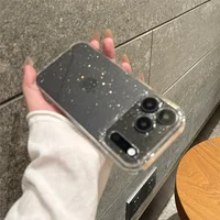 Luxury Bling Glitter Clear Shockproof Armor Case For iPhone 17 17Air 17Pro 17Pro Max Transparent Lens Protection Hard Back Cover - Image 2