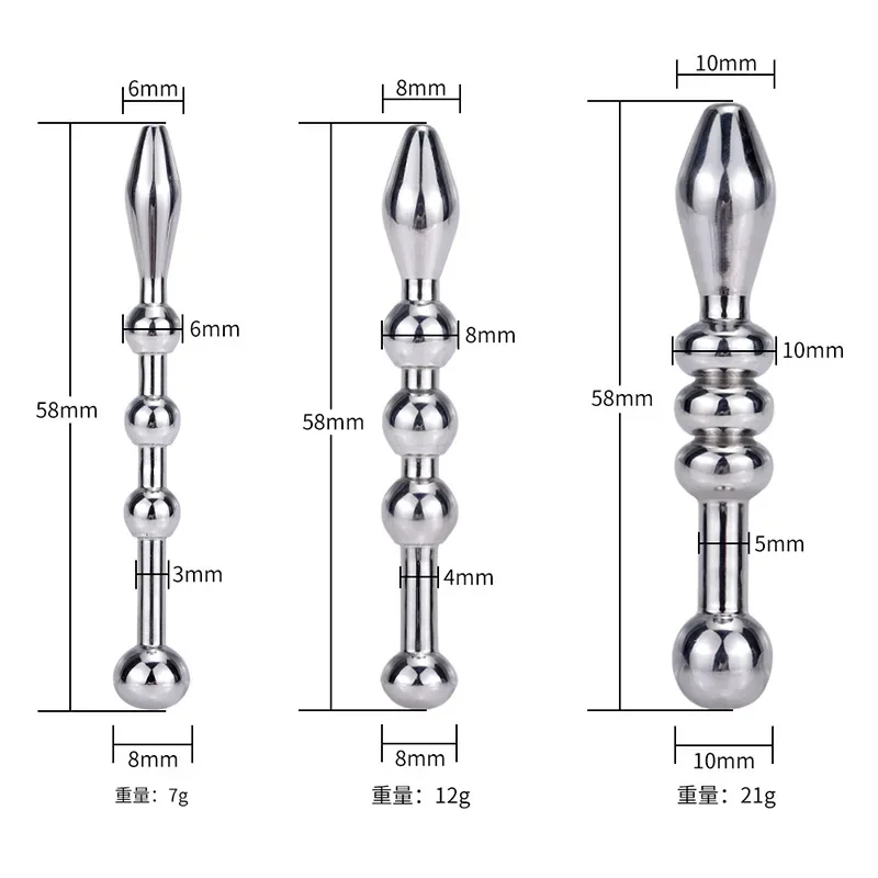 Stainless Steel Catheter Urethral Dilators Horse Eye Stimulator Penis Plug Insert Rods Adult Product Sex Toys for Men New Design penis sex toys