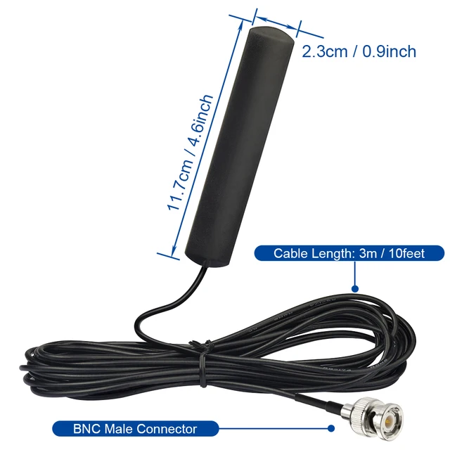 Dual Band VHF/UHF Ham Radio Antenna For Vehicles – Includes Mount & 16.5ft RG58 Cable