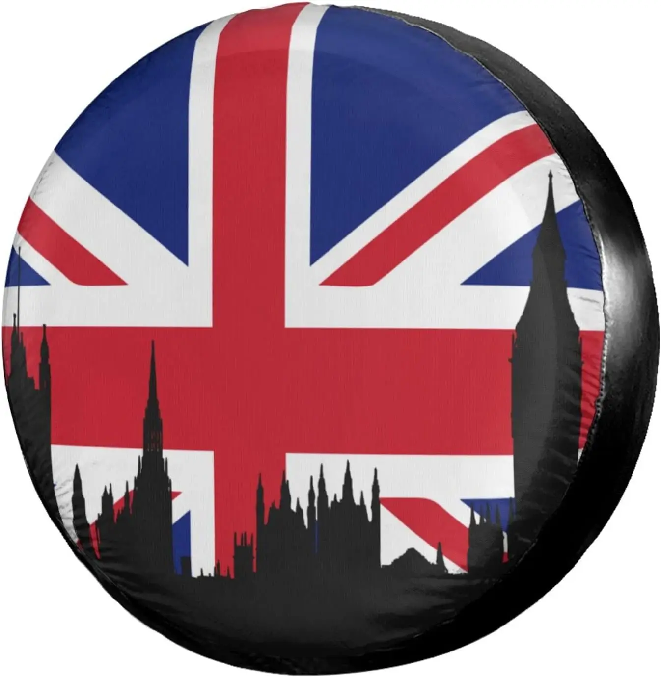 

Задняя крышка для запасных шин Union Jack, защита от воды и пыли, универсальная, подходит для RV, SUV, грузовика, кемпера, путешествий и многих транспортных средств
