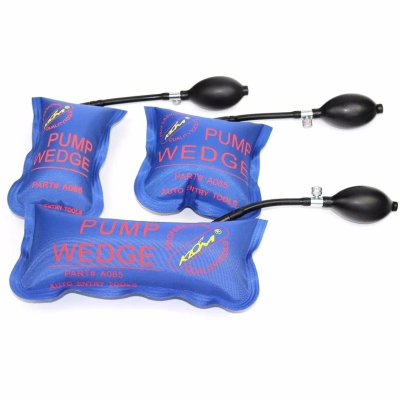 

Locksmith Supplies PUMP WEDGE LOCKSMITH TOOLS Auto Air Wedge Airbag Lock Pick Set Open Car Door Lock S M L Size