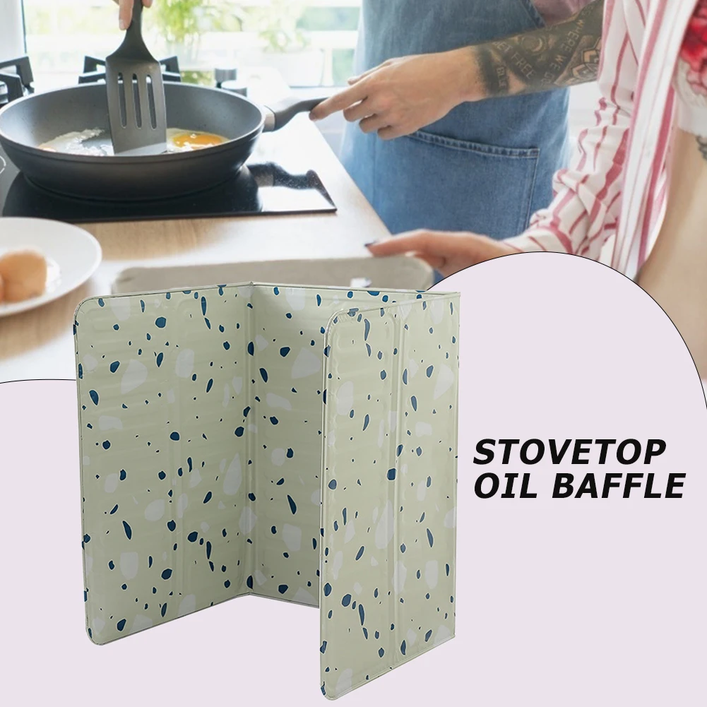 Wall Oil Splash Guard Aluminum Foil Stove Foil Plate Prevent Oil Splatter Kitchen Tool Cooking Insulate Splash Proof Baffle