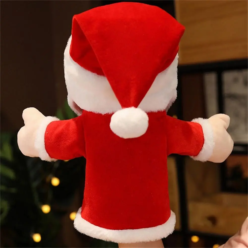 Fingers Puppets Big Hand Puppet Christmas Toys Finger Dolls Animal Head Puppet Christmas Puppets Hand Puppet Santa Claus Elk