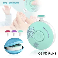 ELERA Baby Electric Nail Trimmer Kid Nail Polisher Tool Baby Care Kit Manicure Set Easy To Trim Nail File Clippers For Newborn 1