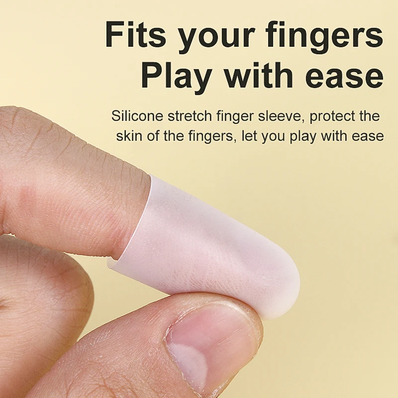 4Pcs/Set Silicone Finger Guards for Ukulele Guitar Transparent Color Guitar Fingertip Protectors
