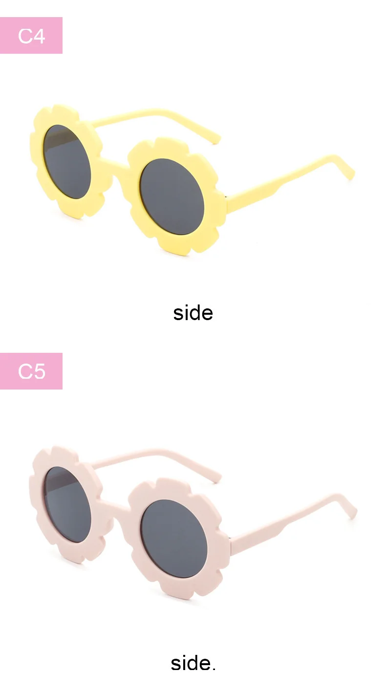 Free shipping   sunflower children's Sunglasses Cute Baby Flower Sunglasses cartoon fashion colorful children's petal glasses