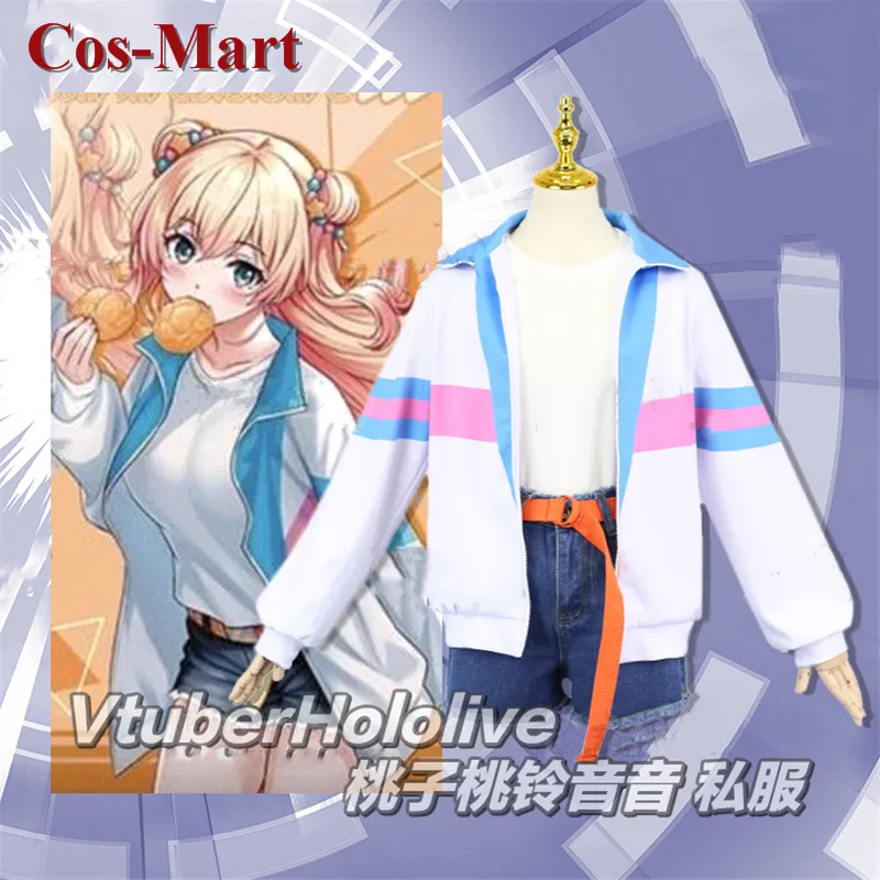 

Cos-Mart Anime Vtuber Hololive Momosuzu Nene Cosplay Costume Sweet Lovely Sportswear Uniform Activity Party Role Play Clothing