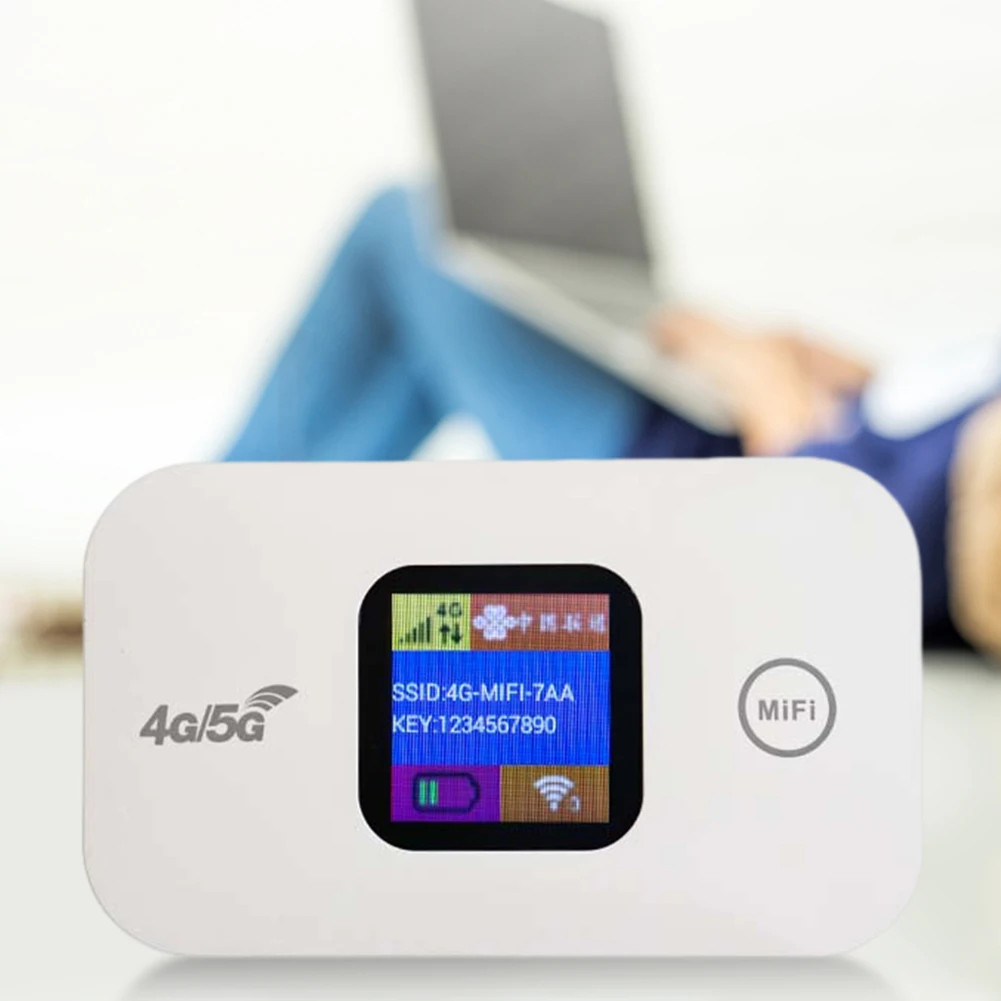 Portable High-Speed Mobile WiFi Router with Sim Card Slot