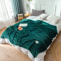 Throw Blanket for Sofa Winter Blanket King Size Home Warm Plaid Comforter Bedspread Bedding Sheet 2