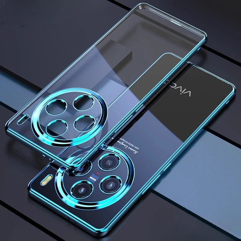 Per Vivo X100 Pro Custodia Per Telefono Galvanica Per Vivo X 100 X100Pro Lens Custodie Per Cover Posteriore Con Guscio Morbido In Silicone All-Inclusi
