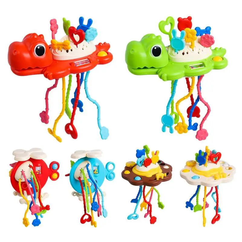 

Pull String Sensory Toy Montessori Infant Toys Preschool Toys Improve Fine Motor Skills Color Recognition Ability Parent-child