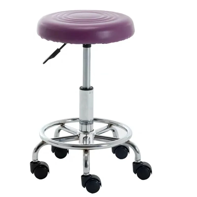 

Стул для парикмахерской A1905ZXWBarbershop, парикмахерский стул с регулировкой высоты, круглый стул с универсальным колесом