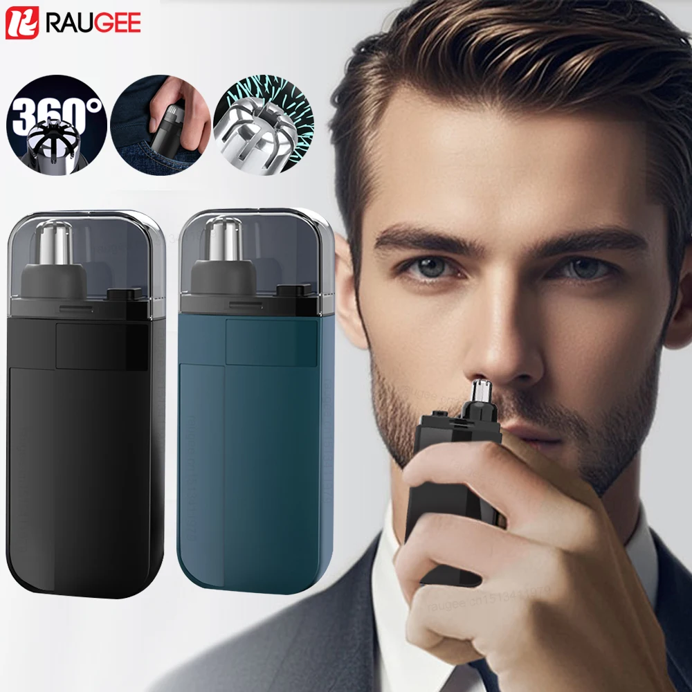 Nose Hair Trimmer Mini Nose Hair Remover Waterproof Ear Trimmer Clipper Portable