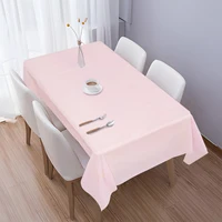 2pcs Solid Color Disposable Tablecloth 137x183cm Table Cloth Nordic Table Cover for Home Wedding Birthday Christmas Party Decor 1
