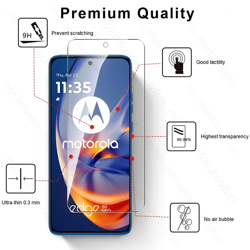 Universal 8-in-1 Tempered Glass Case with Camera Lens and Screen Protectors