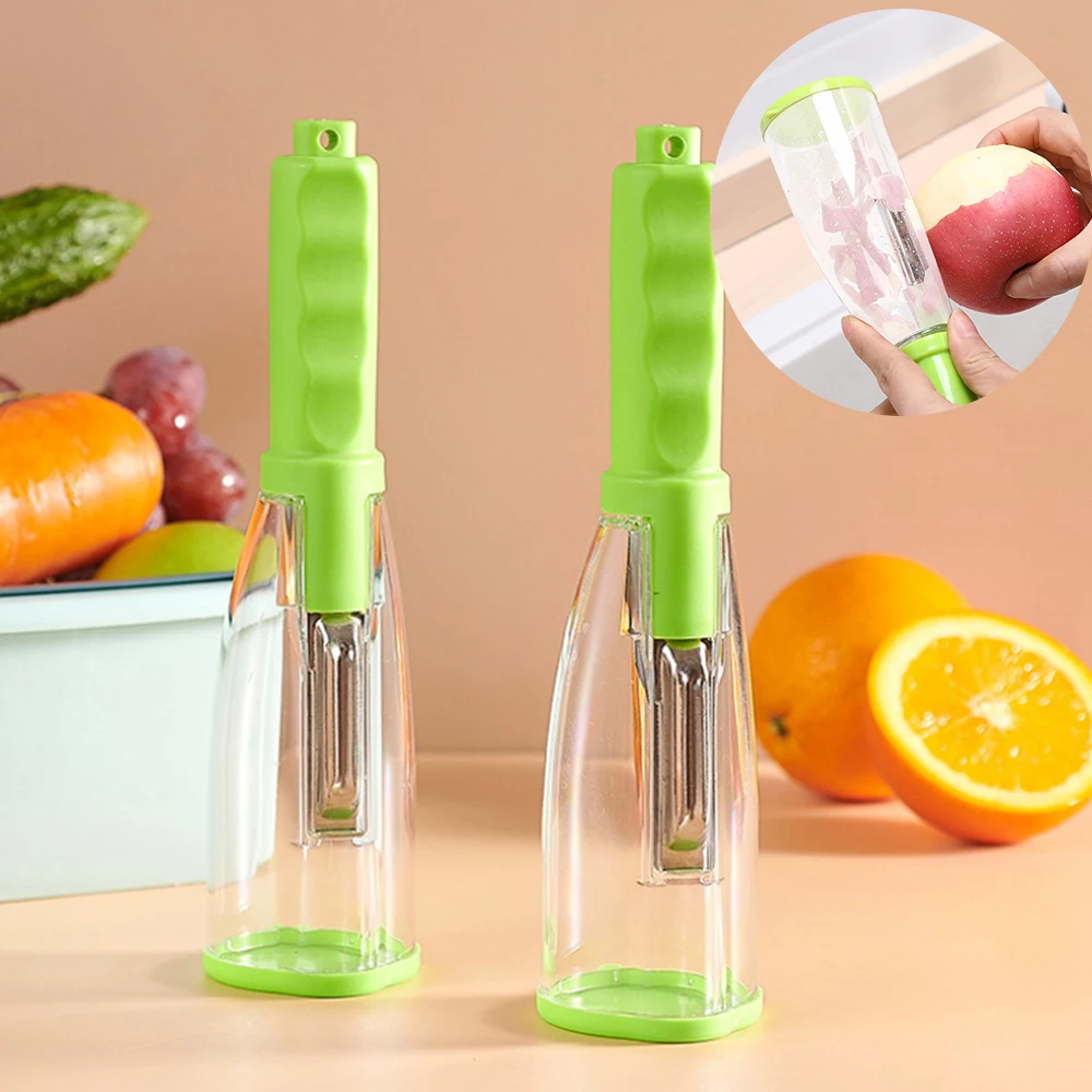 multifunctional round ball container peeler fruit