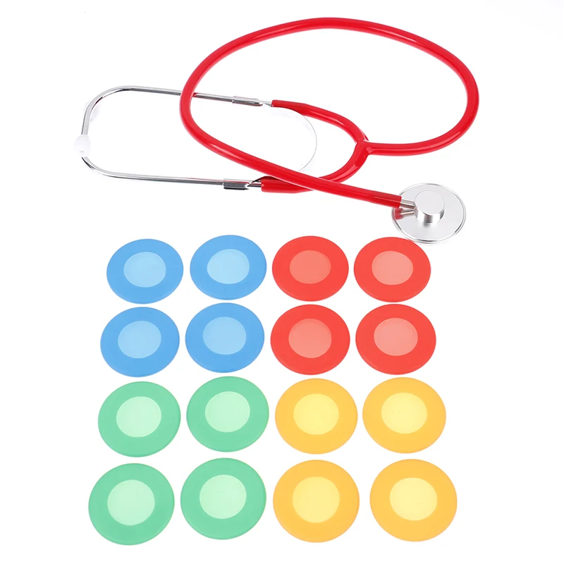

4Pcs/set Portable Soft Silicone Stethoscope Diaphragm Head Cover Accessories