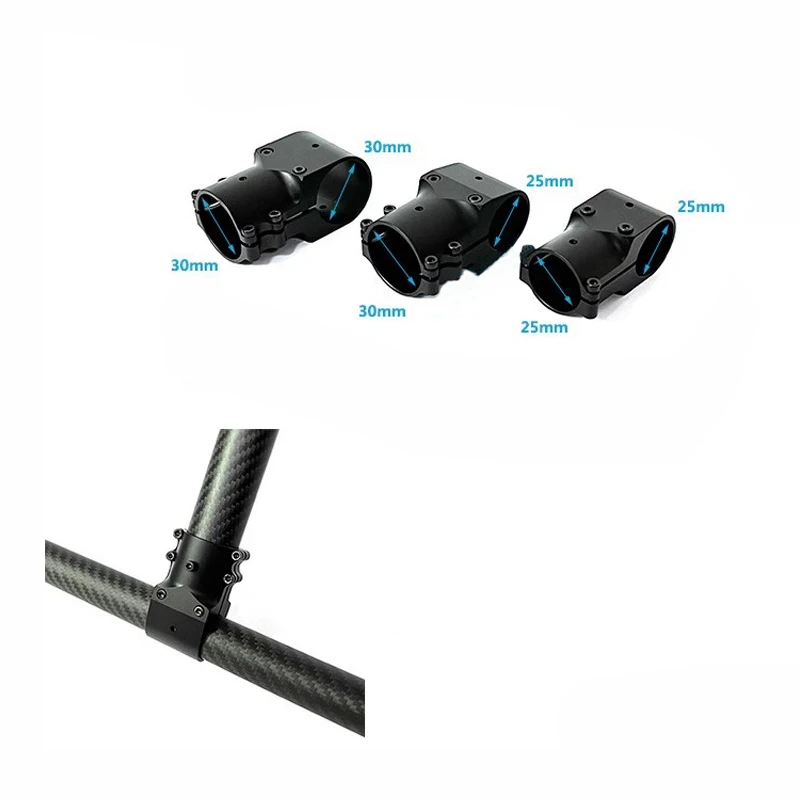 

2PCS RC Drone Upgrade Enhanced Tee Joint Landing Gear Tripod Three-way Conenctor 25-25mm 30-25mm 30-30mm T-shaped Connect