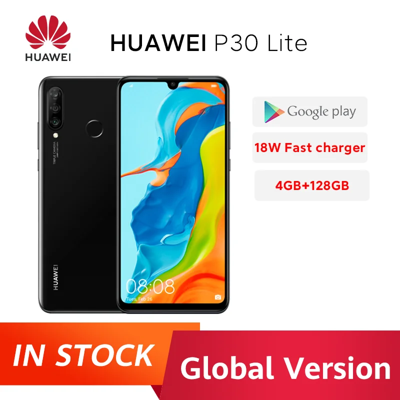 Huawei teléfono inteligente P30 Lite versión Global de segunda mano, 4GB y  128GB, Triple CÁMARA DE 24MP, cámara frontal de 32MP, pantalla de 6,15  pulgadas, Kirin 710, 18W, QC|Teléfonos móviles| - AliExpress